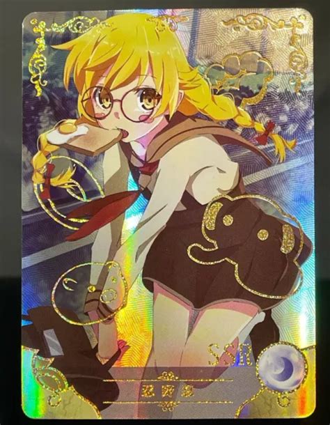 Shinobu Bakemono Carte Ssr Goddess Story Anime Waifu Holo Foil Card Ns