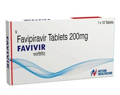 Fabiflu Favipiravir 200mg Tablets 1 X 34 Treatment Covid 19 At Rs 75