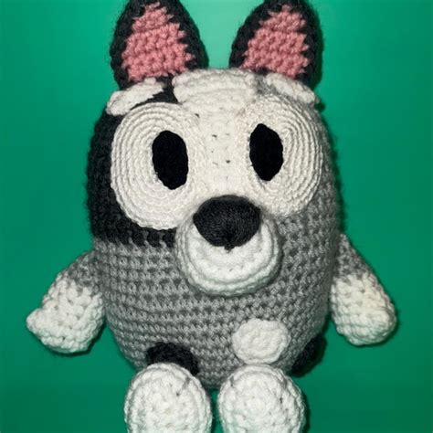 Grey Heeler Plush Pdf Crochet Pattern Etsy