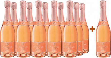 Rilling Sekt 11 1 Paket Rosé Sekt trocken