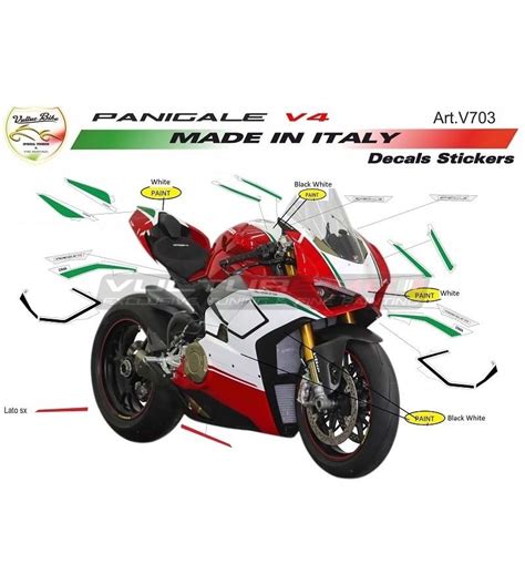 Ducati Panigale V Kit Especial De Pegatinas R Plica Original