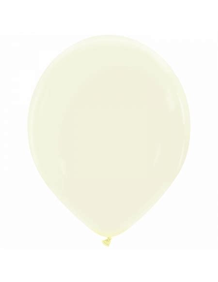 Globos Latex Redondos Premium Pastel 36cm Vainilla Bolsa 50 UDS