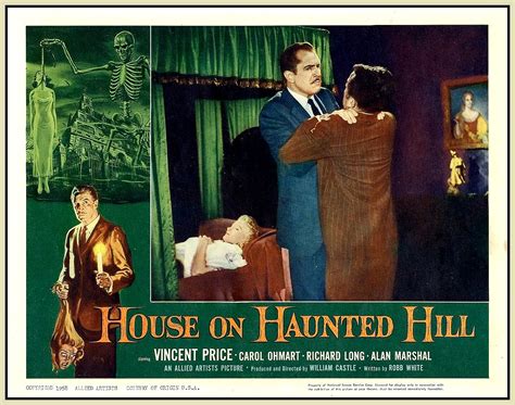 The Black Box Club Vincent Price House On Haunted Hill Lobby Cards
