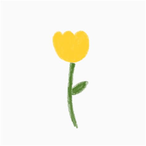 Yellow Flower Drawing