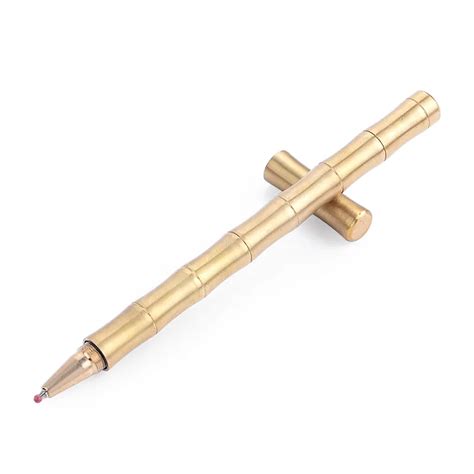 Creative Bamboo Brass Handmade Ballpoint Pen Pure Copper Outdoor