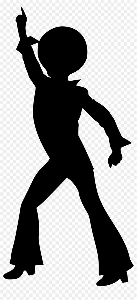 Disco Dancer - Disco Dancing Silhouette - Free Transparent PNG Clipart ...