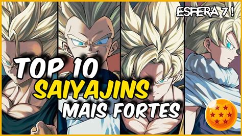 Os 10 Saiyajins Mais Fortes De Dragon Ball Lista PolÊmica Esfera 7