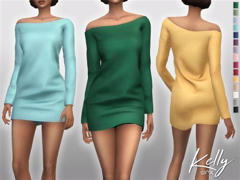 The Sims Resource Kelly Sweater Dress