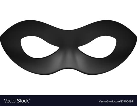 Eye mask in black design Royalty Free Vector Image