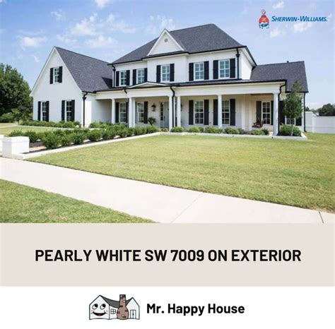 Pearly White Sw 7009 From Sherwin Williams Mr Happy House