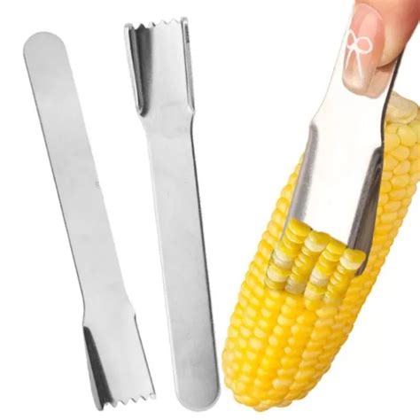 Stainless Steel Corn Cob Peeler Quick Removing Corn Kernel Removing