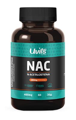 Nac N Acetilciste Na Mg Dose C Psulas Uvits Vitaminas