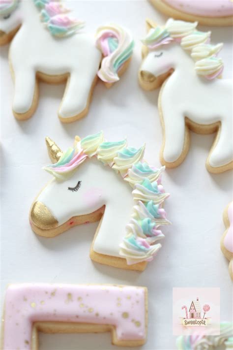 Video How To Decorate Simple Unicorn Cookies Sweetopia