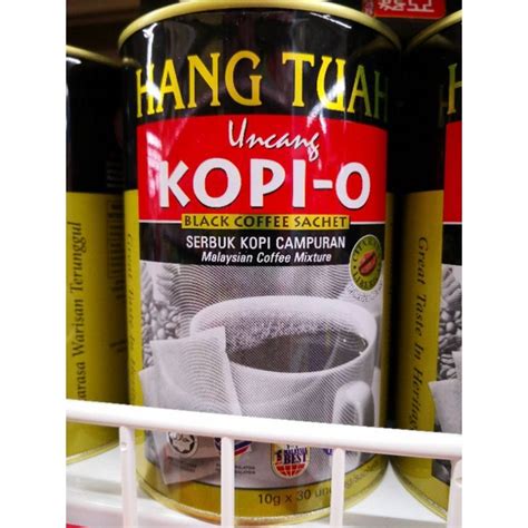 Cap Hang Tuah Kopi O Kopi Kosong Black Coffee Hang Tuah Serbuk Kopi