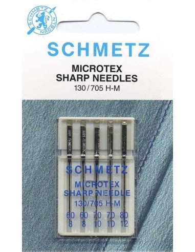 Agujas Schmetz Microtex Para M Quinas De Coser