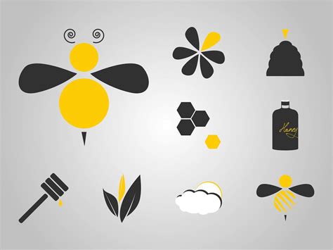 Bee Icons Vector Art & Graphics | freevector.com