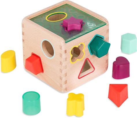 B Toys Wonder Cube Jouet de développement en Bois trieur de