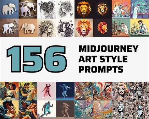 156 Midjourney Ai Art Style Prompts Midjourney Art Prompts Etsy