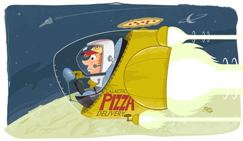 Galactic Pizza Delivery by clelanjh on DeviantArt