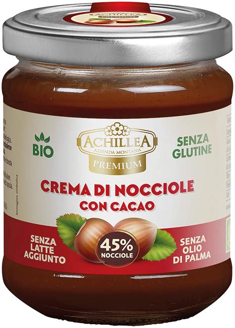 Crema Di Nocciole 45 IGP Del Piemonte Senza Latte ACHILLEA Agricoltura