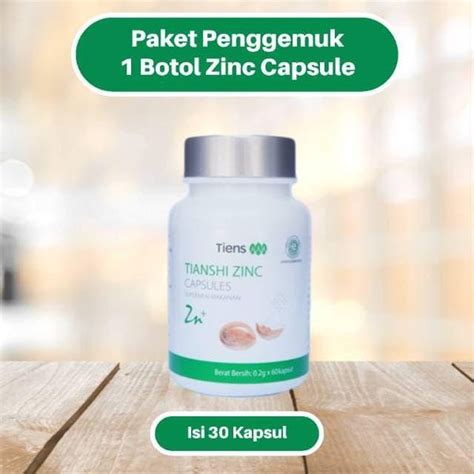 Jual PAKET PENGGEMUK BADAN 1 BOTOL ZINC KAPSUL Di Lapak SHOP Of FORTUNE