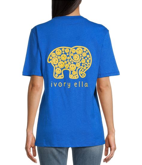 Ivory Ella Relaxed All Smiles Graphic T Shirt Dillards