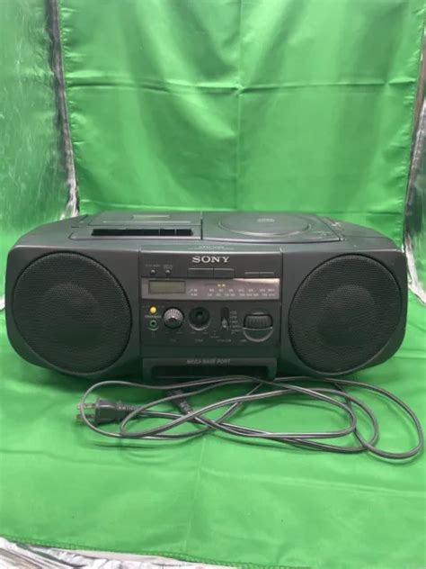 VINTAGE SONY BOOMBOX CFD-V20 CD RADIO CASSETTE-CORDER Mega Bass ...