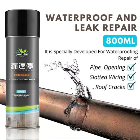 Waterproofing Sealant Leak Repair Spray Ml Black Shopee Philippines