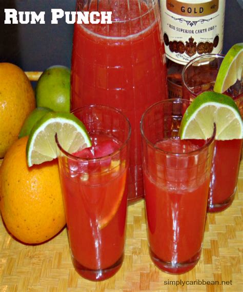 The Most Amazing Trini Style Rum Punch Recipe Rum Punch Recipes