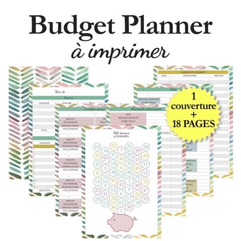 Budget Planner à imprimer méthode des enveloppes et budget Etsy France