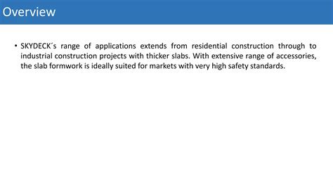 Advance Formwork System Peri Formwork System Ppt