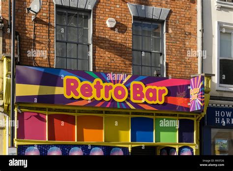 The Colourful Frontage Of The Retro Bar A Popular Venue In Bridge