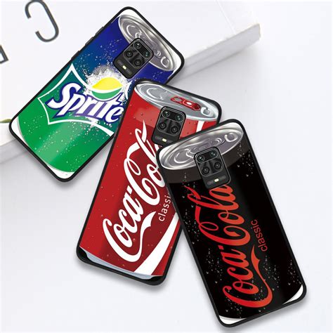 Capa De Celular Macia Para Xiaomi Redmi Note 9 9s 9t 8 8t Pro S2 Drunk Cans Drink Coca Colar