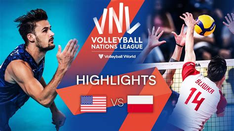 USA Vs POL Highlights Week 2 Men S VNL 2022 VCP Volleyball