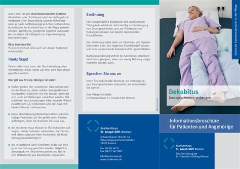 Dekubitusprophylaxe In Der Pflege