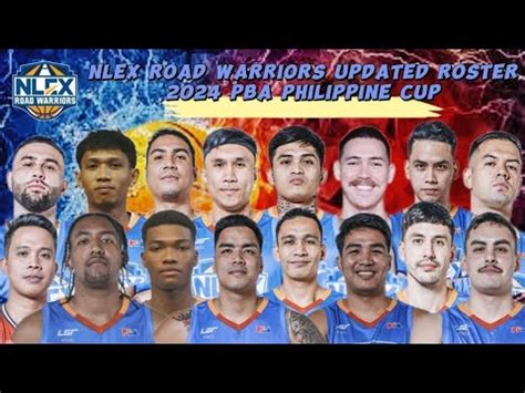 NLEX Road Warriors Updated Roster 2024 PBA All Filipino Cup Lineup