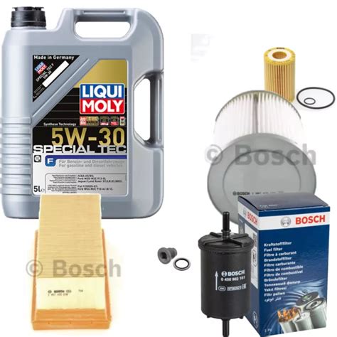 BOSCH INSPECCIÓN SET 5L Liqui Moly Special Tec F 5W 30 para Renault de