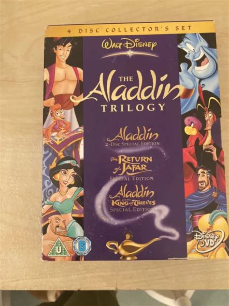 Aladdin Trilogy Dvd 2004 Ron Clements Cert U 3 Discs £200 Picclick Uk