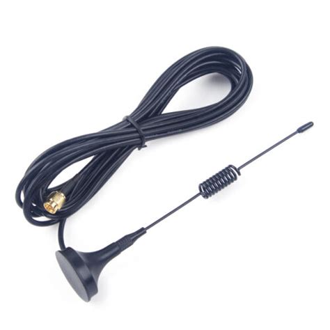 Dab Antenna Amfm Car Stereo Gain Antenna Sma Magnetic Antenna Magnetic Base 4m Cable Ebay