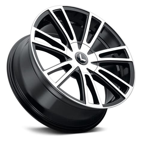 Kraze Spectra Wheels Gloss Black With Machined Face Rims