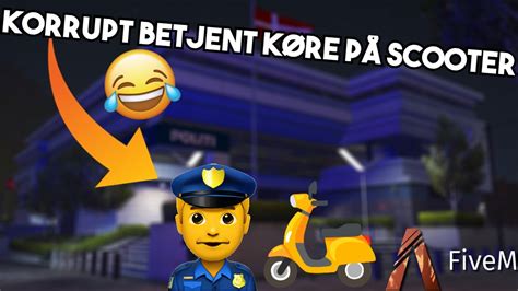 Korrupte betjent køre på scooter DANSK GTA RP FIVEM YouTube