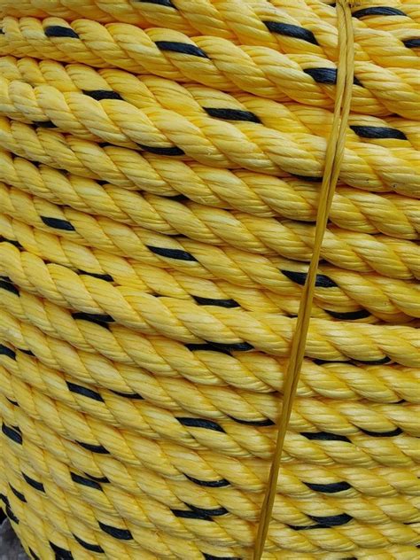 Yellow Twisted Danline Polypropylene Rope Mm At Rs Kg In Rajkot