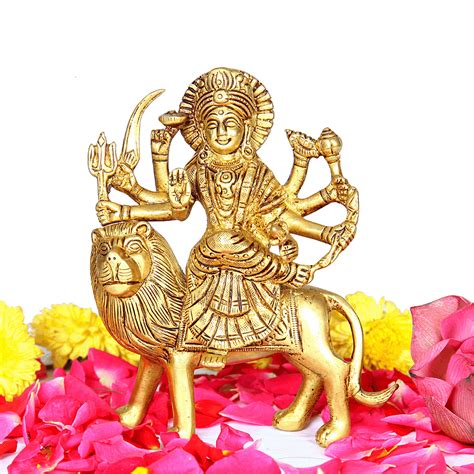 Buy Aalayam Selveer Durga Maa Idol Brass Maa Durga Idol Maa Durga