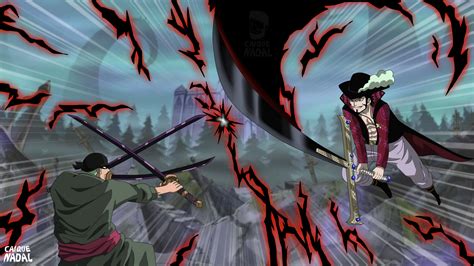 Roronoa Zoro vs Dracule Mihawk by caiquenadal on DeviantArt