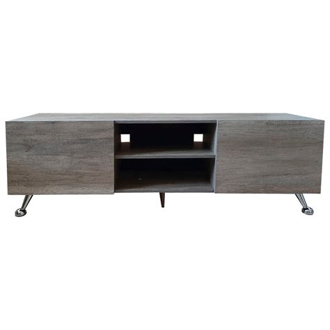 Mesa Para Tv Italy Hogare Rustik Color Gris Coppel