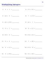 Integers Worksheets Worksheets Library