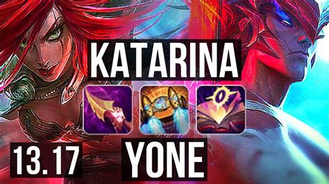 KATA Vs YONE MID Penta 1 8M Mastery Legendary 500 Games 29 6 8