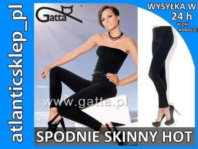 As Spodnie Legginsy Gatta Skinny Hot Czarne Xs Oficjalne Archiwum Allegro