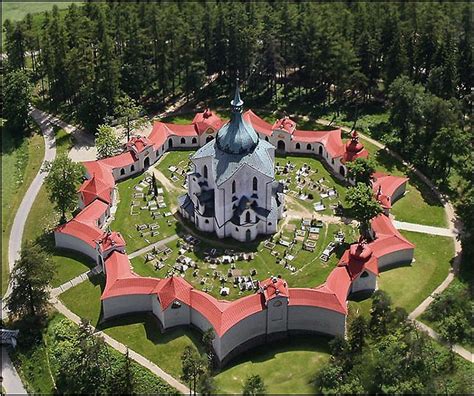 Church Of Saint John Of Nepomuk R Nad S Zavou Czech Republic