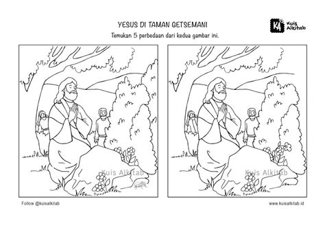 cari perbedaan  gambar kuis alkitab